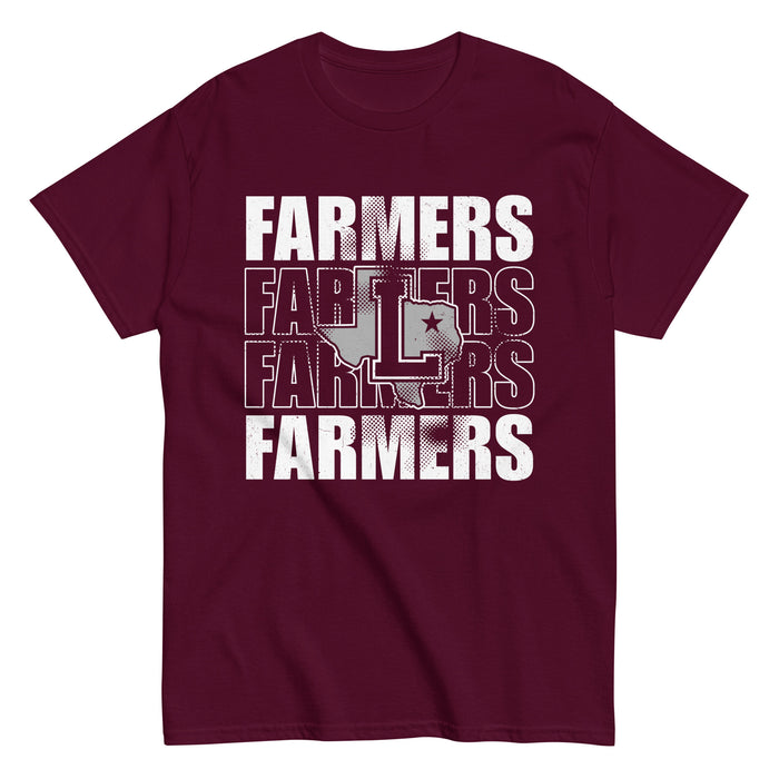 Lewisville High School Farmers Maroon Classic Unisex T-shirt 233