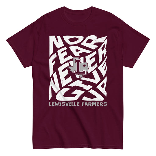 Lewisville High School Farmers Maroon Classic Unisex T-shirt 236