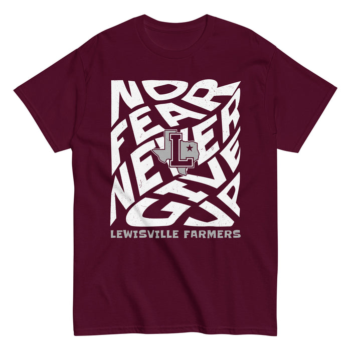 Lewisville High School Farmers Maroon Classic Unisex T-shirt 236