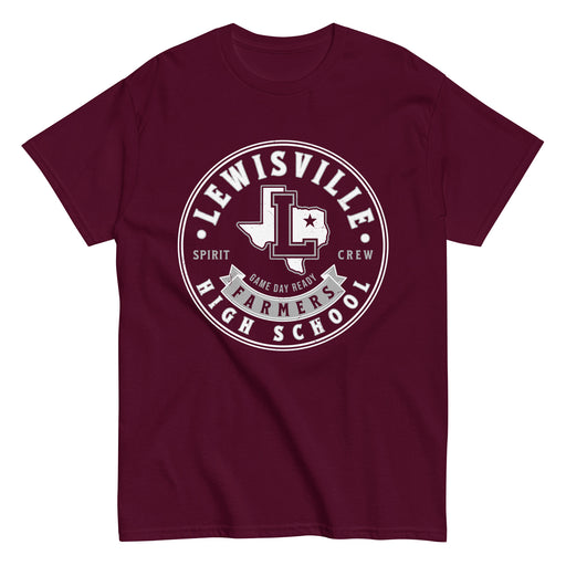 Lewisville High School Farmers Maroon Classic Unisex T-shirt 215