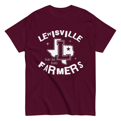 Lewisville High School Farmers Maroon Classic Unisex T-shirt 228