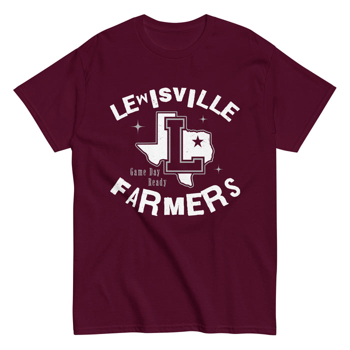 Lewisville High School Farmers Maroon Classic Unisex T-shirt 228