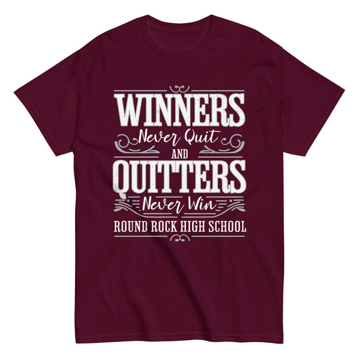 Round Rock High School Dragons Maroon Classic Unisex T-shirt 237