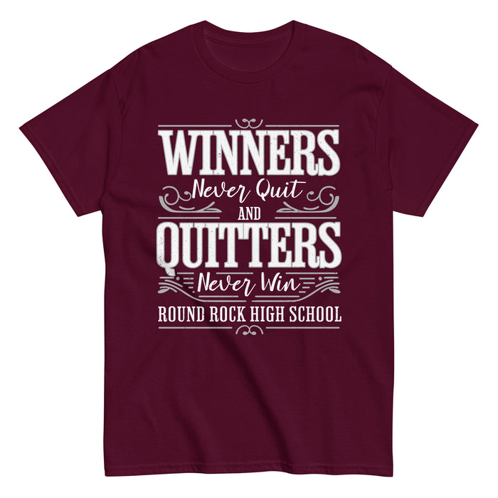 Round Rock High School Dragons Maroon Classic Unisex T-shirt 237