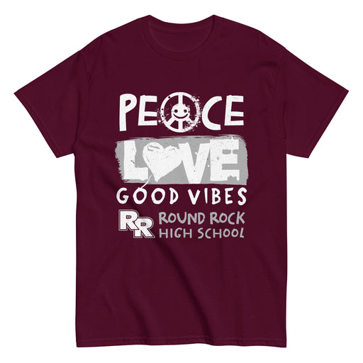 Round Rock High School Dragons Maroon Classic Unisex T-shirt 240