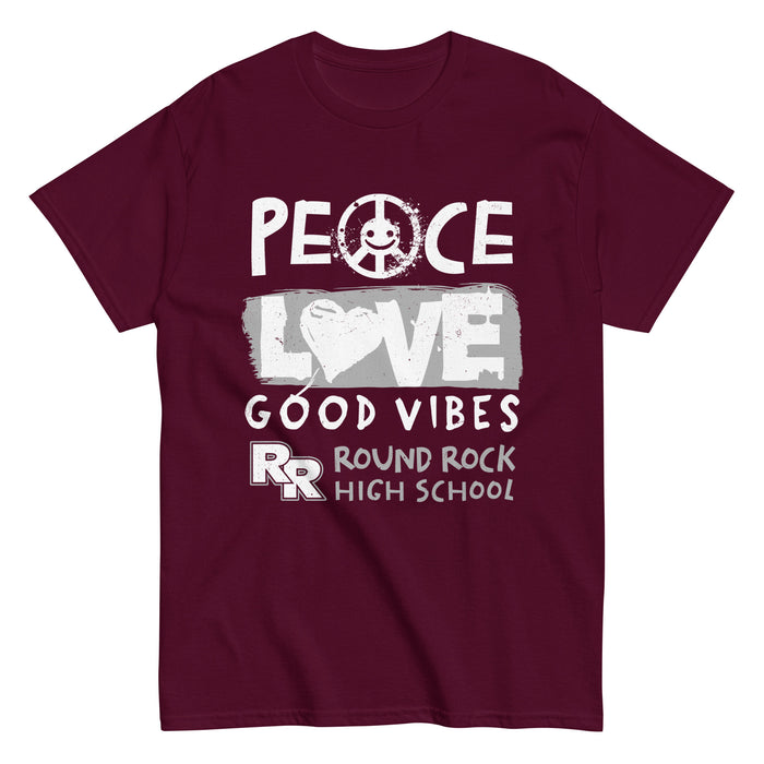 Round Rock High School Dragons Maroon Classic Unisex T-shirt 240