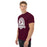 Side view of Round Rock High School Dragons Maroon Classic Unisex T-shirt 212