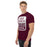 Side view of Cinco Ranch High School Cougars Classic Unisex Maroon T-shirt 001