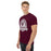 Man wearing Cinco Ranch High School Cougars Classic Unisex Maroon T-shirt 212