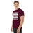 Man wearing Lewisville High School Farmers Maroon Classic Unisex T-shirt 238