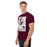 Man wearing Round Rock High School Dragons Maroon Classic Unisex T-shirt 226