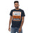 Man wearing Seven Lakes High School Spartans Navy Blue Classic Unisex T-shirt 001