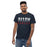 Man wearing Allen High School Eagles Classic Unisex Navy T-shirt 024