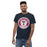 Man wearing Tompkins High School Falcons Navy Classic Unisex T-shirt 220