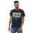 Man wearing Klein Collins High School Tigers Classic Unisex Navy T-shirt 098