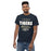 Man wearing Klein Collins High School Tigers Classic Unisex Navy T-shirt 034