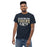 Man wearing Klein Collins High School Tigers Classic Unisex Navy T-shirt 234