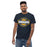 Man wearing Nimitz High School Cougars Navy Blue Classic Unisex T-shirt 011