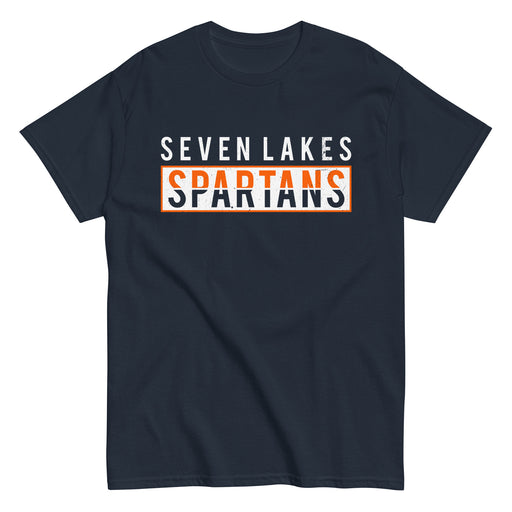 Seven Lakes High School Spartans Navy Blue Classic Unisex T-shirt 031