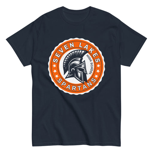 Seven Lakes High School Spartans Navy Blue Classic Unisex T-shirt 216