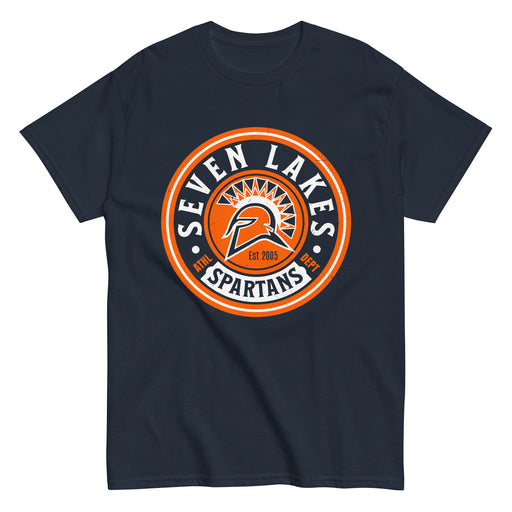 Seven Lakes High School Spartans Navy Blue Classic Unisex T-shirt 220