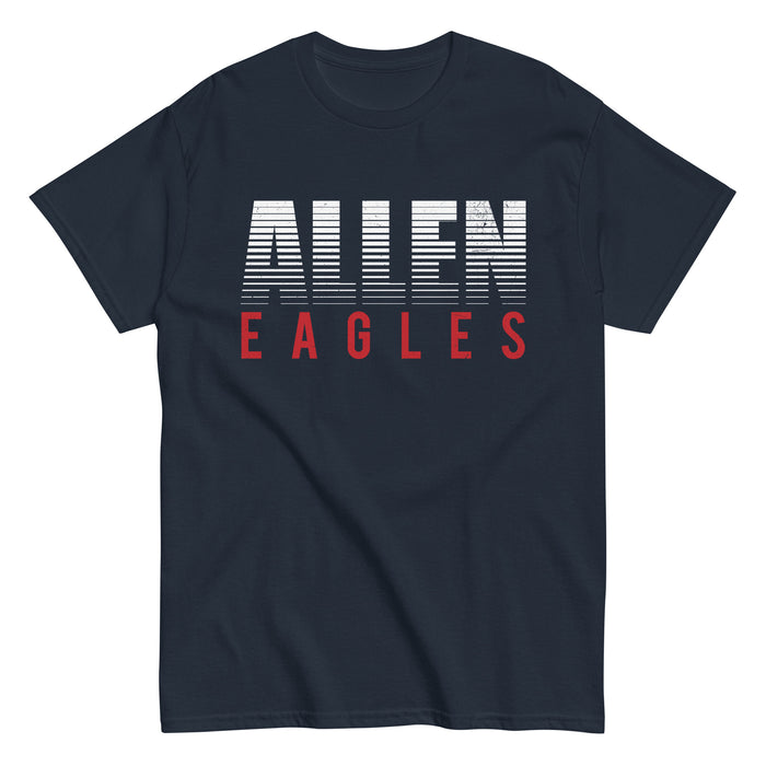 Allen High School Eagles Classic Unisex Navy T-shirt 024