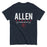 Allen High School Eagles Classic Unisex Navy T-shirt 003