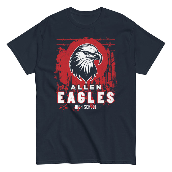 Allen High School Eagles Classic Unisex Navy T-shirt 206