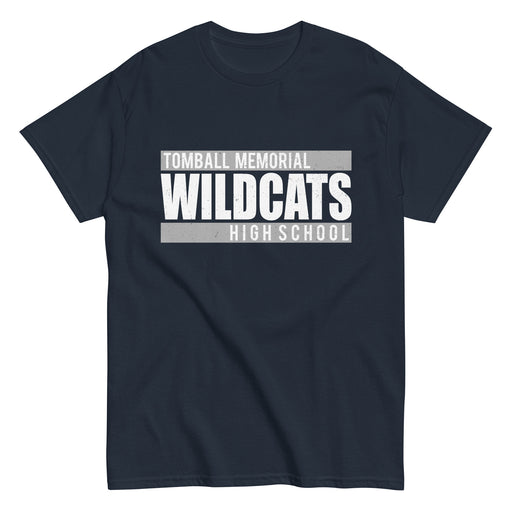 Tomball Memorial High School Wildcats Navy Classic Unisex T-shirt 098