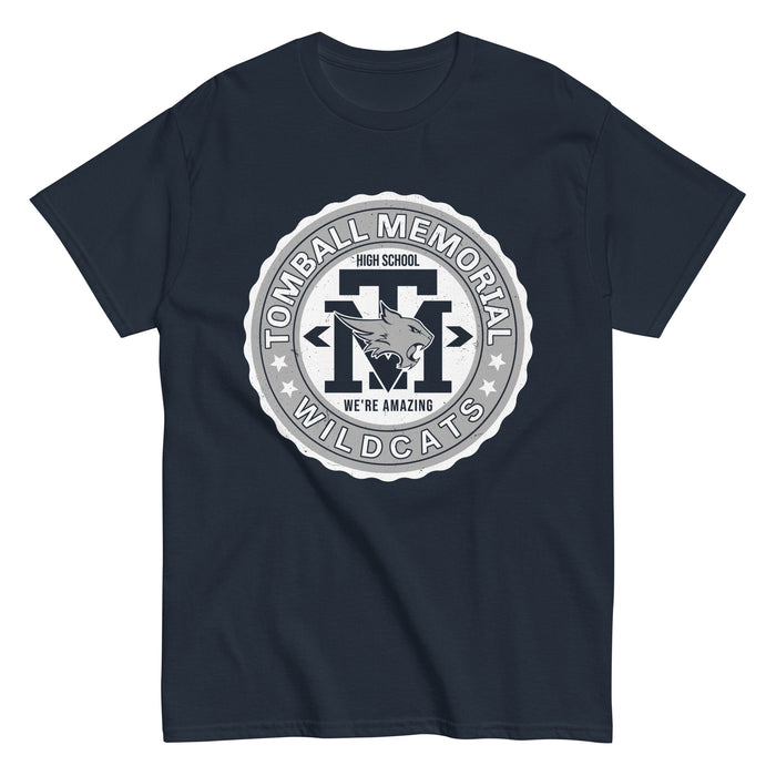 Tomball Memorial High School Wildcats Navy Classic Unisex T-shirt 216