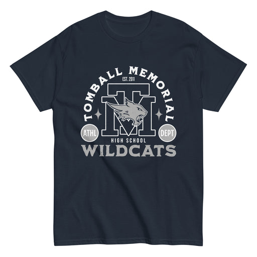 Tomball Memorial High School Wildcats Navy Classic Unisex T-shirt 208