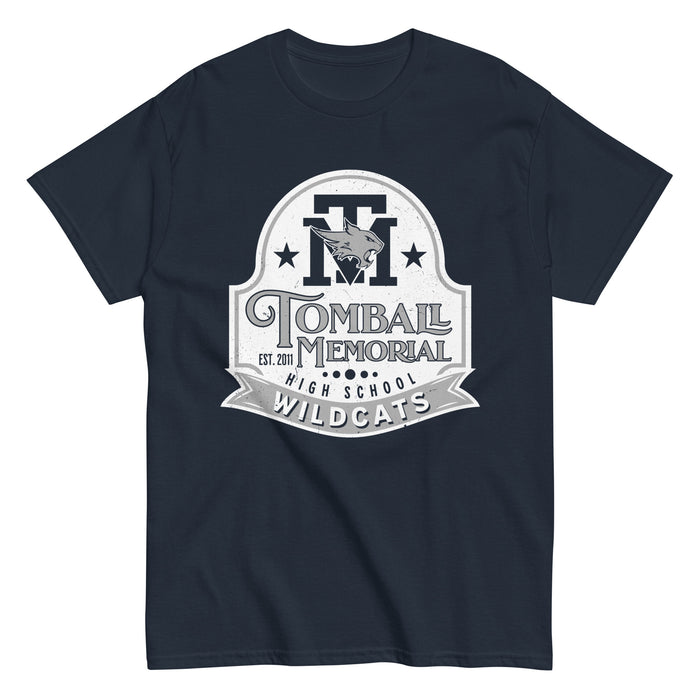 Tomball Memorial High School Wildcats Navy Classic Unisex T-shirt 219