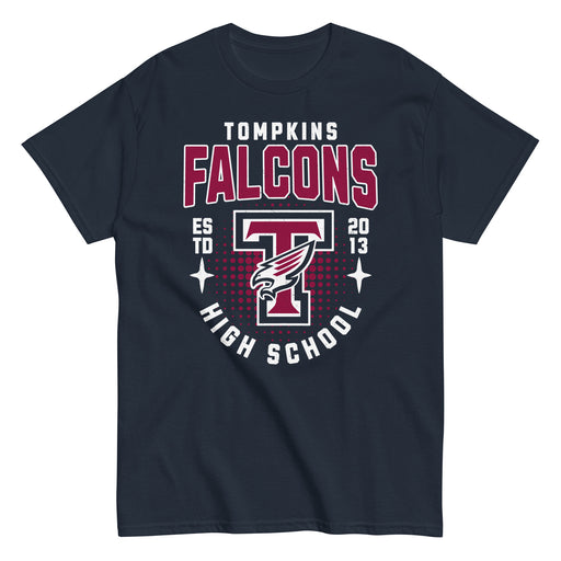 Tompkins High School Falcons Navy Classic Unisex T-shirt 204