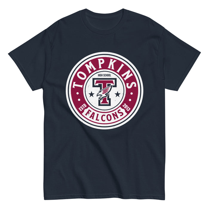 Tompkins High School Falcons Navy Classic Unisex T-shirt 220