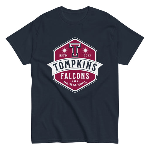 Tompkins High School Falcons Navy Classic Unisex T-shirt 209