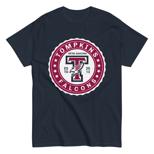 Tompkins High School Falcons Navy Classic Unisex T-shirt 216