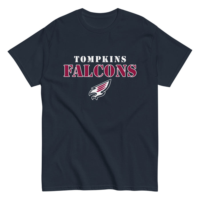 Tompkins High School Falcons Navy Classic Unisex T-shirt 222