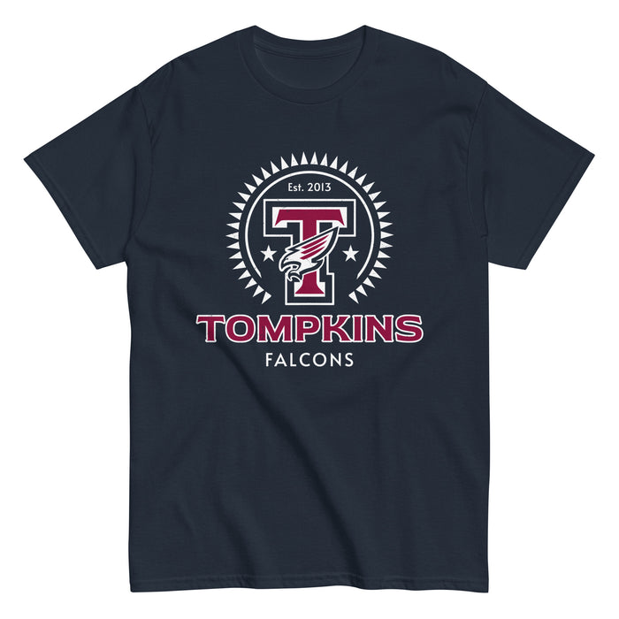 Tompkins High School Falcons Navy Classic Unisex T-shirt 226