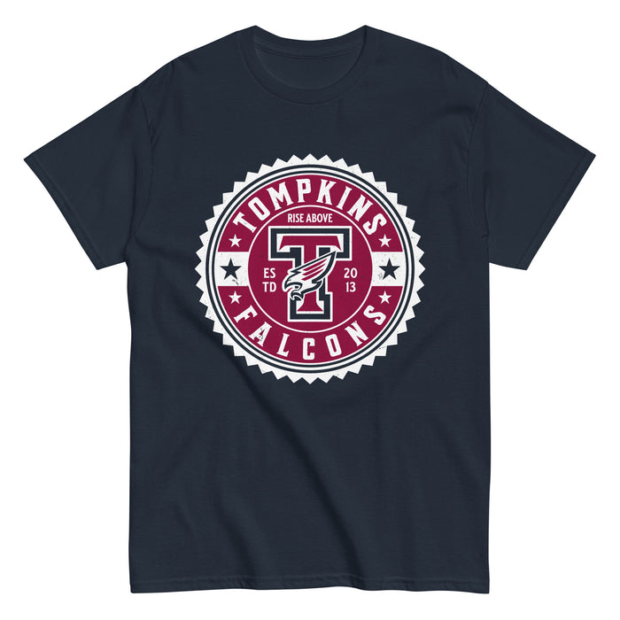 Tompkins High School Falcons Navy Classic Unisex T-shirt 203