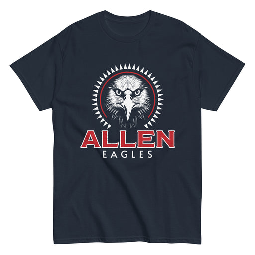 Allen High School Eagles Classic Unisex Navy T-shirt 217