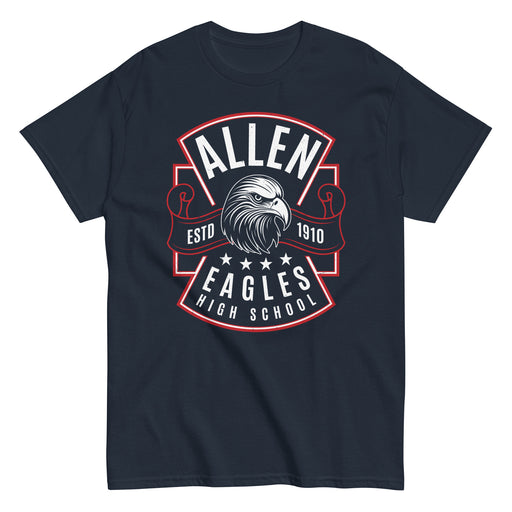 Allen High School Eagles Classic Unisex Navy T-shirt 211