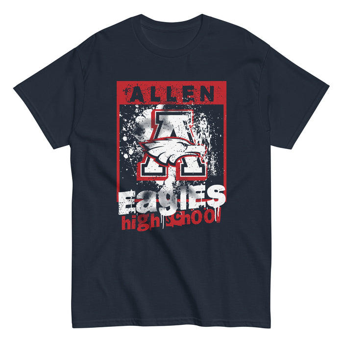 Allen High School Eagles Classic Unisex Navy T-shirt 210