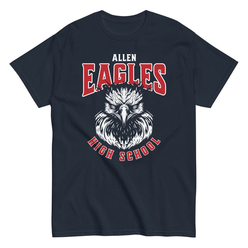 Allen High School Eagles Classic Unisex Navy T-shirt 202