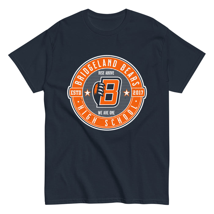 Bridgeland High School Bears Classic Unisex Navy T-shirt 224