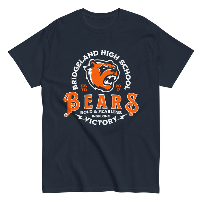 Bridgeland High School Bears Classic Unisex Navy T-shirt 206