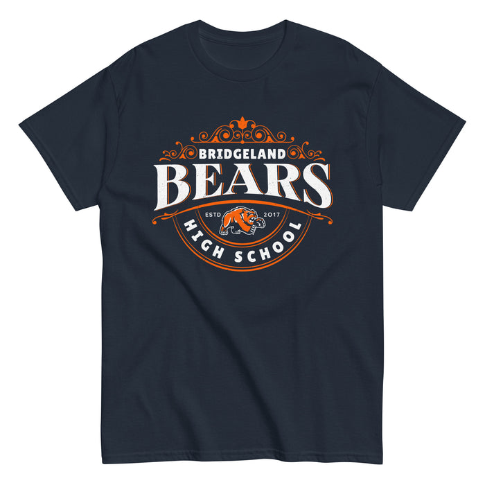 Bridgeland High School Bears Classic Unisex Navy T-shirt 211