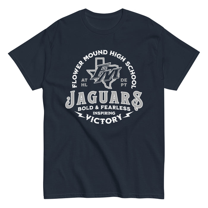 Flower Mound High School Jaguars Navy Blue Classic Unisex T-shirt 206