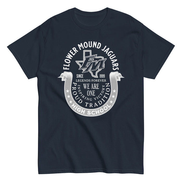 Flower Mound High School Jaguars Navy Blue Classic Unisex T-shirt 229