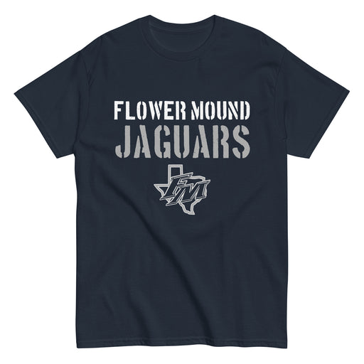 Flower Mound High School Jaguars Navy Blue Classic Unisex T-shirt 017
