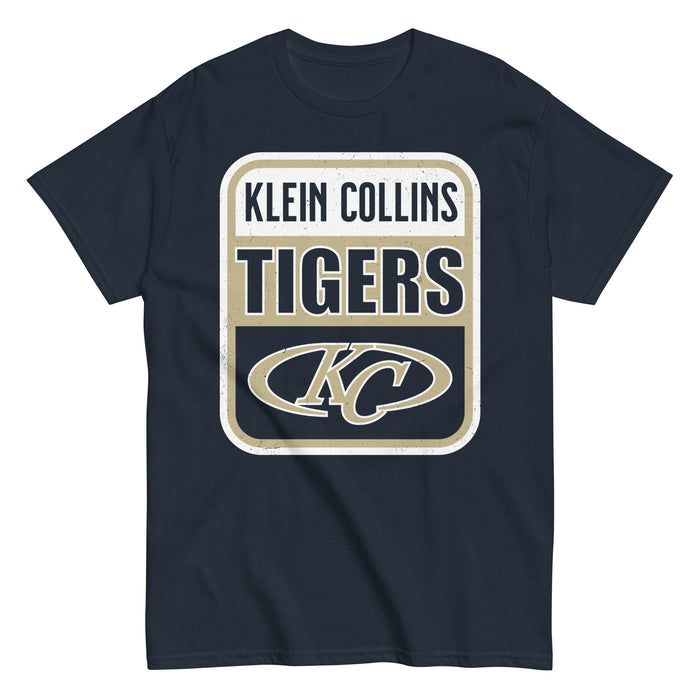 Klein Collins High School Tigers Classic Unisex Navy T-shirt 001